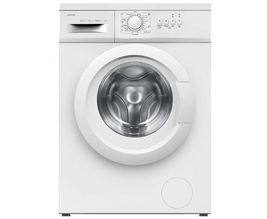  Стиральная машина Centek CT-1901 (белый) 1000 / 6кг / 40см / 23пр / Очистка барабана / Пар / A+ 