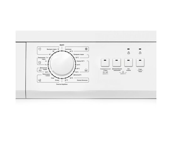  Стиральная машина Centek CT-1903 (белый) 1200 / 7кг / 40см / 23пр / Очистка барабана / A++ 