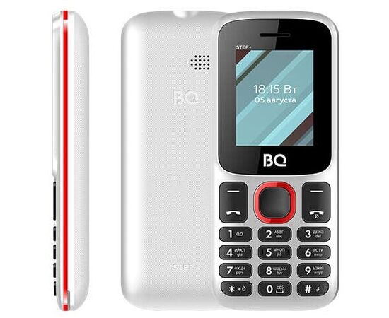 Мобильный телефон BQ 1848 Step+ White+Red 