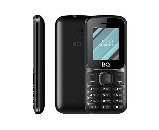  Мобильный телефон BQ 1848 Step+ Black (без СЗУ в комплекте) 