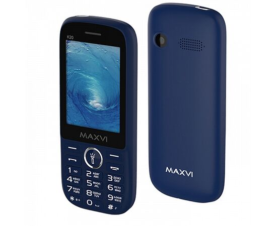 Мобильный телефон Maxvi K20 синий 