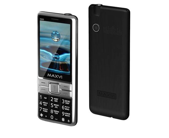  Мобильный телефон Maxvi X900i черный 