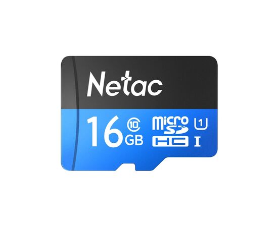 Карта флэш-памяти MicroSD 16 Гб Netac P500  Standard  UHS-I (90 Mb/s) без адаптера (Class 1c(222571) 