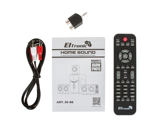  Акустическая система ELTRONIC 20-86 черный 