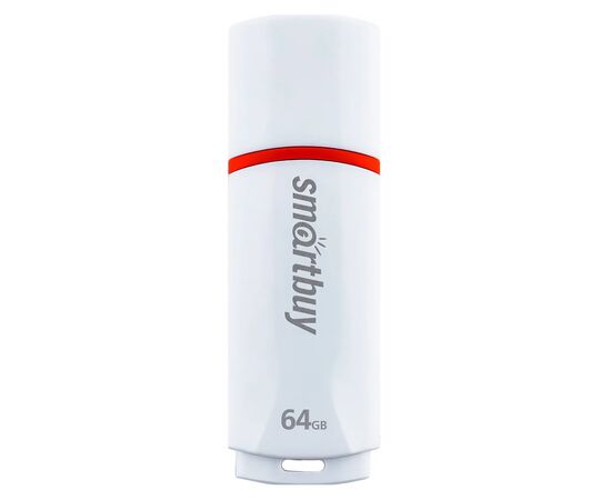  Флэш накопитель USB 64 Гб Smart Buy Crown (white) (95153) 
