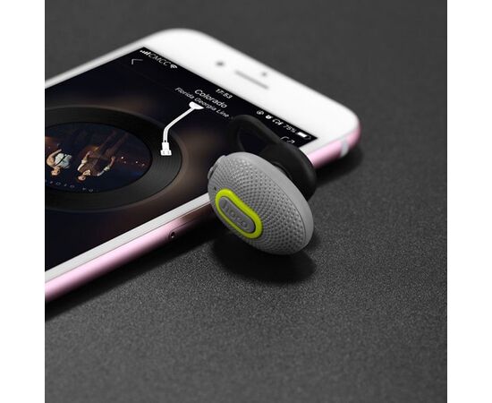  Беспроводная Bluetooth-Гарнитура HOCO E28 Cool road, Bluetooth, серый 