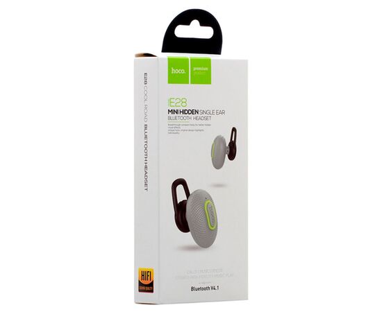  Беспроводная Bluetooth-Гарнитура HOCO E28 Cool road, Bluetooth, серый 