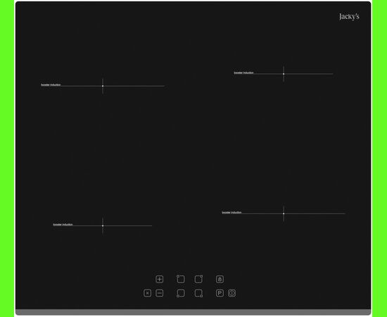  Варочная панель Jacky's JH IB66 черный 