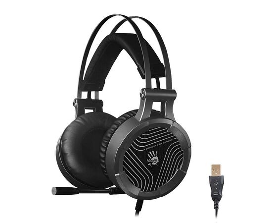  Наушники игровые с микрофоном A4TECH Bloody G530, 1.8м мониторы (G530) (черно-серый) 