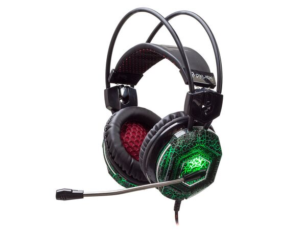  Наушники с микрофоном Oklick HS-L500G TOXIC черный (HS-L500G) 