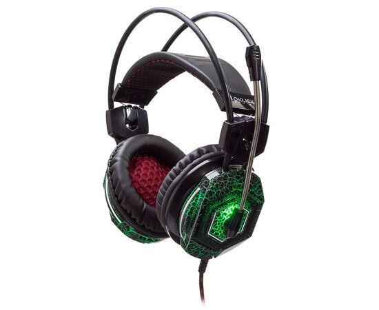  Наушники с микрофоном Oklick HS-L500G TOXIC черный (HS-L500G) 