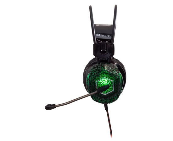  Наушники с микрофоном Oklick HS-L500G TOXIC черный (HS-L500G) 