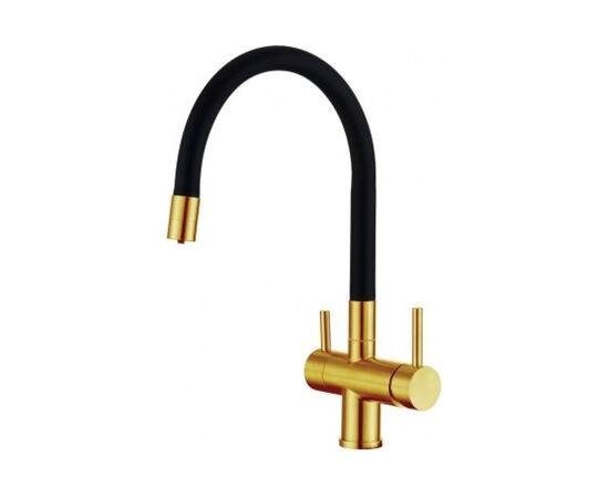  Смеситель для кухни EMAR ЕС-3015 PVD Golden 