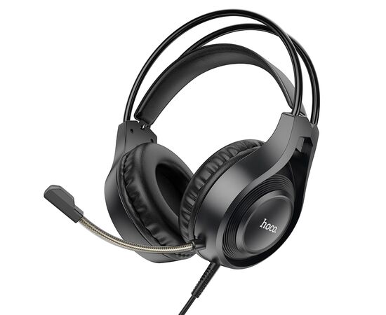  Наушники полноразмерные игровые с МК Hoco W106 Magic (Black) 