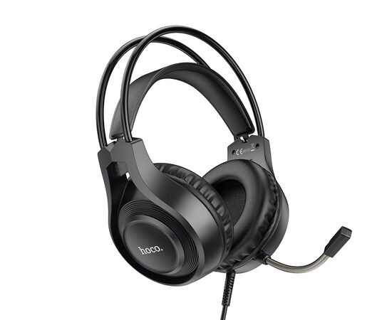  Наушники полноразмерные игровые с МК Hoco W106 Magic (Black) 
