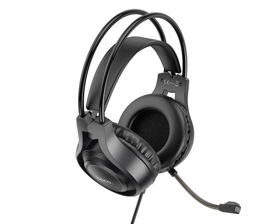  Наушники полноразмерные игровые с МК Hoco W106 Magic (Black) 