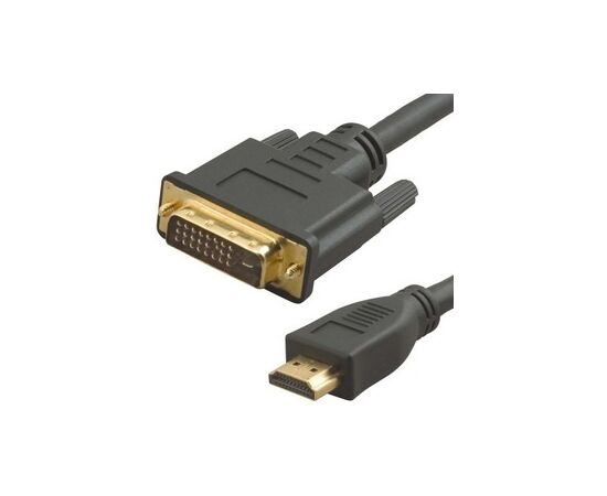  Кабель аудио-видео Lazco WH-141 HDMI (m)/DVI-D(m) 20м. Позолоченные контакты черный (WH-141(20M)) 