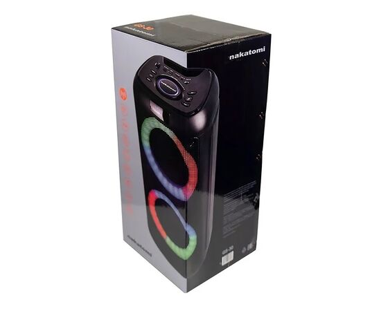  Портативная акустика напольная Nakatomi GS-30, микрофон BT (black) (221055) 