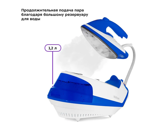  Парогенератор Kitfort КТ-9135-3 2000Вт синий/белый 