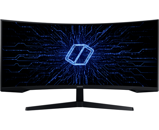  Монитор Samsung Odyssey G5 Curved 34" 1000R, UWQHD 3440x1440, 165Hz, 21:9, VA, 1ms, 250cd, HDMI, DP, C34G55TWWI (LC34G55TWWIXCI) черный 