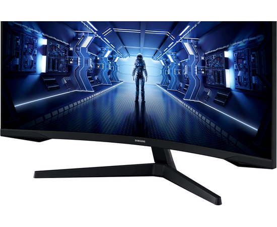  Монитор Samsung Odyssey G5 Curved 34" 1000R, UWQHD 3440x1440, 165Hz, 21:9, VA, 1ms, 250cd, HDMI, DP, C34G55TWWI (LC34G55TWWIXCI) черный 