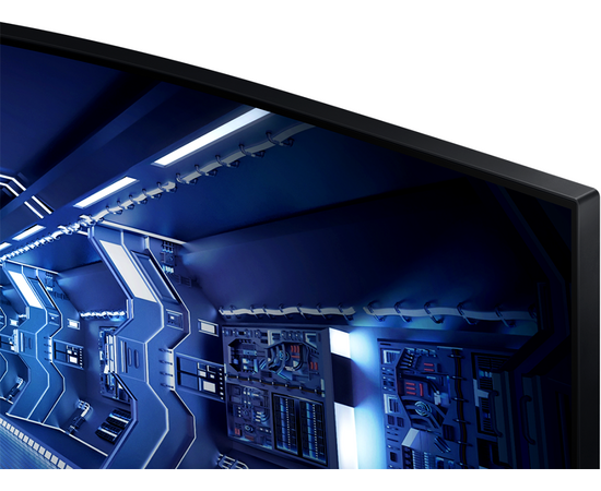  Монитор Samsung Odyssey G5 Curved 34" 1000R, UWQHD 3440x1440, 165Hz, 21:9, VA, 1ms, 250cd, HDMI, DP, C34G55TWWI (LC34G55TWWIXCI) черный 