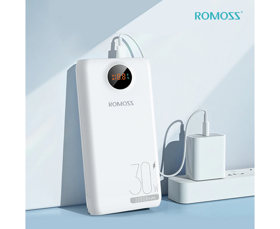  Внешний аккумулятор Romoss SW20S Pro, 20000мAч белый 