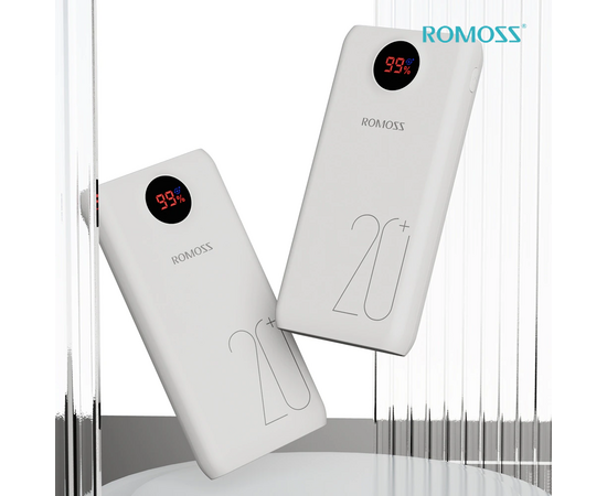  Внешний аккумулятор Romoss SW20S Pro, 20000мAч белый 