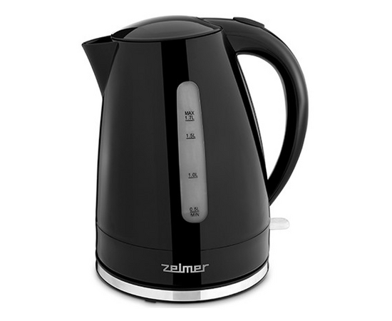  Чайник ZELMER ZCK7617B черный 1.7л, 2200 Вт, индикация включения 