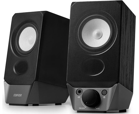  Акустика 2.0 EDIFIER R19BT black. Выходная мощность: 2 Вт+2Вт. 1 динамик в каждой колонке. Частотная характеристика: 80 Гц - 19 кГц. В комплекте: аудиокабель 3.5мм-3.5мм, инструкция пользователя 