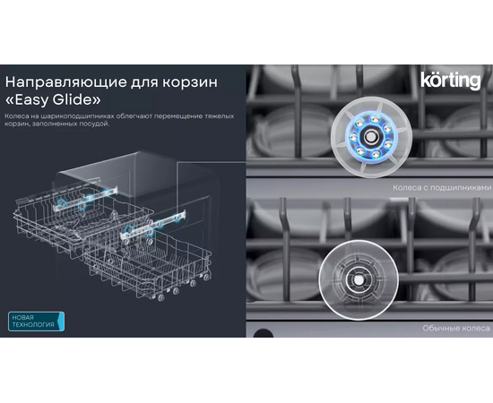  Встраиваемая посудомоечная машина Korting KDI 60557 