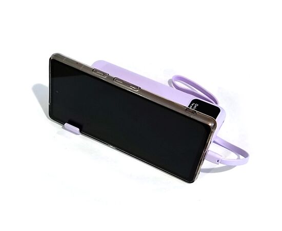  Power bank DeTech DT-PB220 фиолетовый цвет 