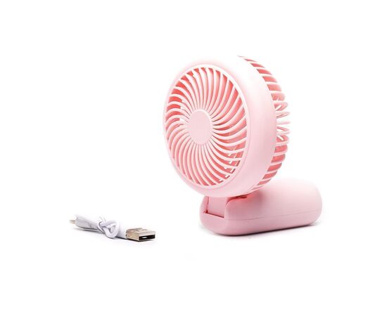  Вентилятор - портативный YM88220 (3 режима, 300mah) (pink) (240299) 
