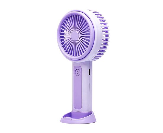  Вентилятор - портативный YM88222 (3 режима, 400mah) (violet) (240301) 