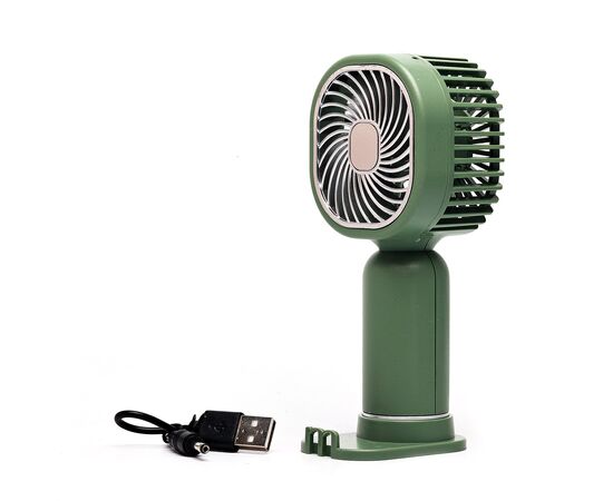  Вентилятор - портативный YM88206D (1 режим, 250 mah) (green) (240288) 