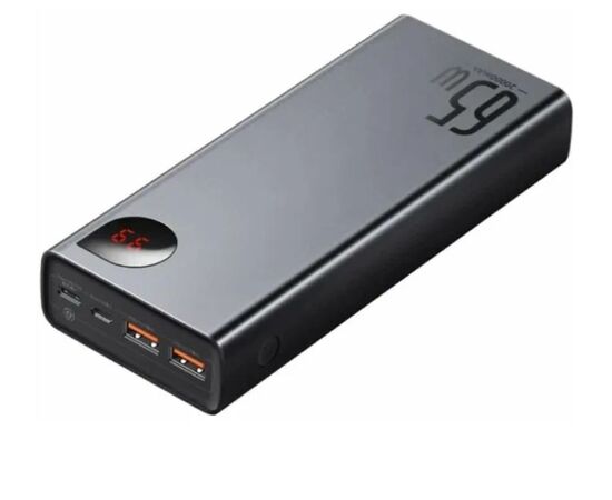  Внешний аккумулятор Baseus PPIMDA-D01 Adaman Metal Digital Display Quick Charge Power Bank 65W 20000mAh Black 