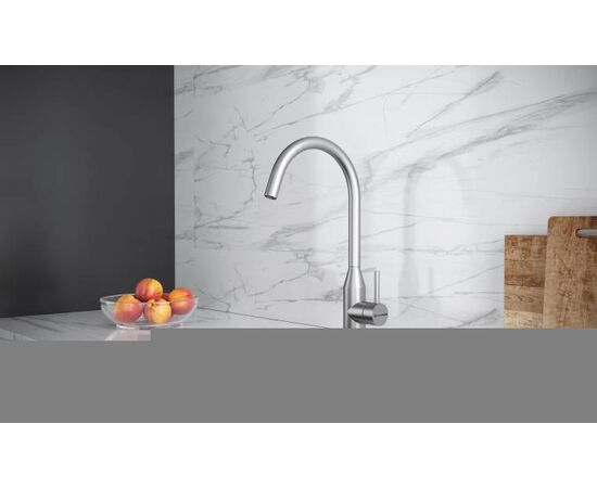  Смеситель для кухни KUCHENSTERN Tida 408SS40 нерж 