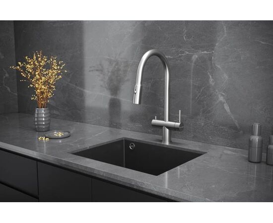  Смеситель для кухни KUCHENSTERN Brunn-FS 751SS80 нерж 