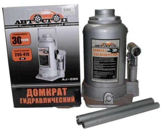  Домкрат бутылочный АВТОСТОП AJ-030 гидравлический 30т 