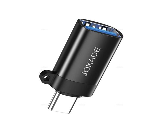  OTG переходник TYPE-C на USB 3.0 18W JOKADE JC019 black 