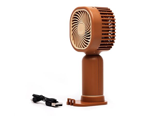  Вентилятор - портативный YM88206B (1 режим, 250 mah) (brown) (240282) 