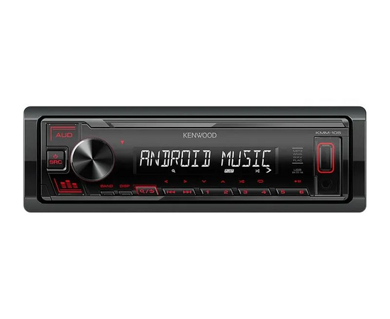  Автомагнитола Kenwood KMM-105 1DIN 4x50Вт AUX 1 
