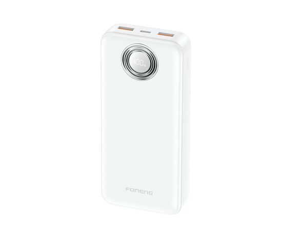  Внешний аккумулятор Foneng PX102 20000mAh 22.5W, 3 Outputs (White) 