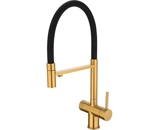  Смеситель Emar ЕС-7024 PVD Golden золото 