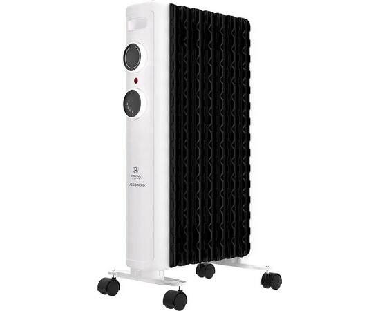  Масляный радиатор Royal Clima ROR-LN7-1500M Laggio Nero белый 