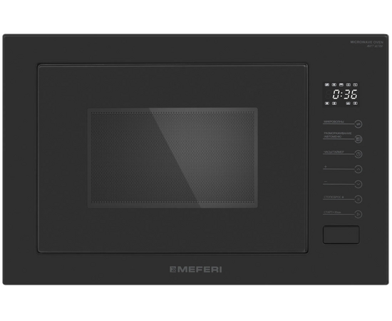  Встраиваемая микроволновая печь Meferi MMO6025BK Matt Ultra 
