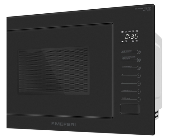  Встраиваемая микроволновая печь Meferi MMO6025BK Matt Ultra 