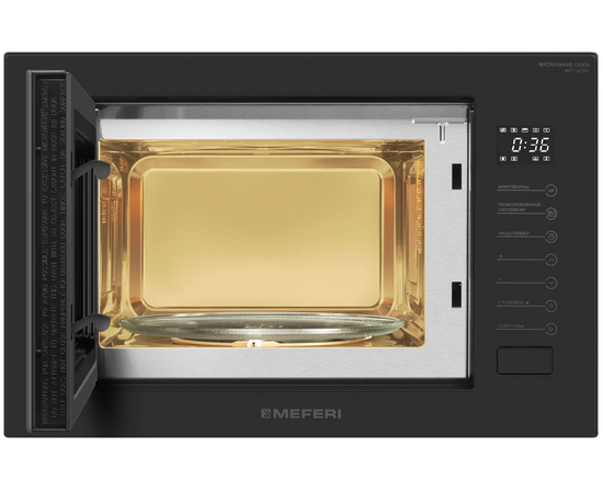  Встраиваемая микроволновая печь Meferi MMO6025BK Matt Ultra 