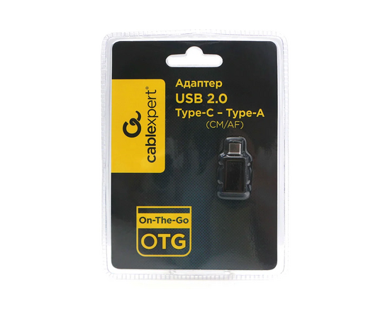  Переходник Cablexpert A-USB2-CMAF-01 USB USB Type-C/USB 2.0F 