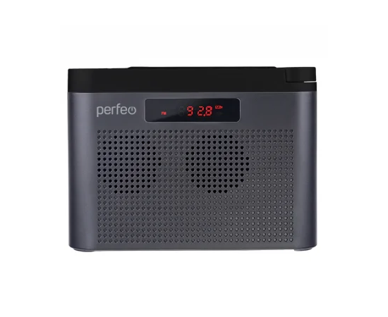  Радиоприемник  цифровой Perfeo  ТАЙГА FM+ 66-108МГц/ MP3/ встроенный аккум, USB/ Серый (I70GR), (Арт. PF_C4941) 